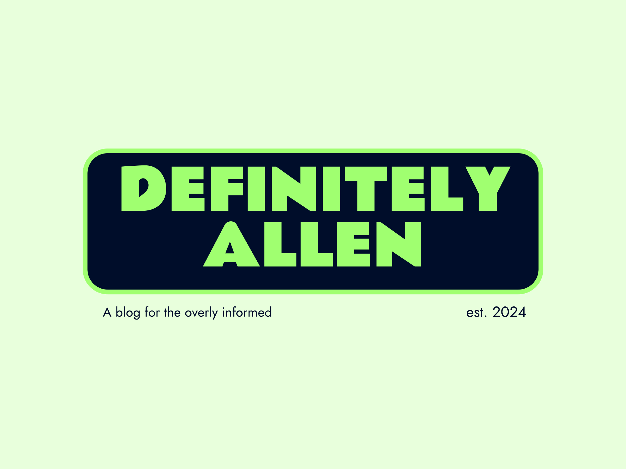 definitely allen logo